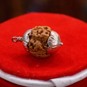 3 Mukhi Silver Capping Beads